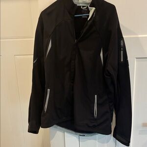 Black Adidas Clima 365 Athletic Jacket with Zipper Details